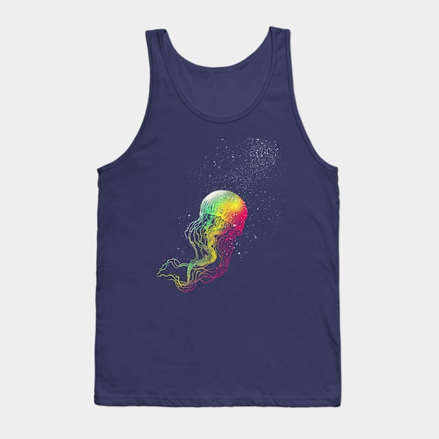 Rainbow jellyfish Tank Top by barmalisiRTB